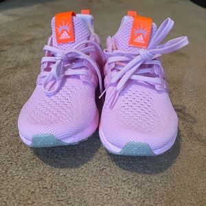 Adidas Ultraboost 5.0 DNA color lavender(purple) and orange, size 9 New in box.
